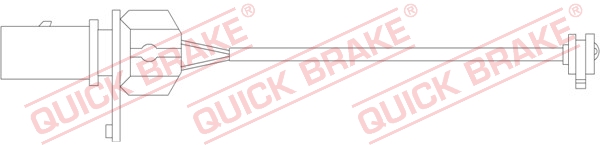 Czujnik zużycia klocka